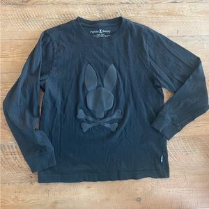 Psycho Bunny Black Long Sleeve Tee